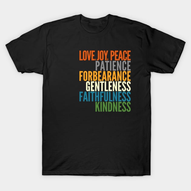 Love joy peace T-Shirt by Christian ever life